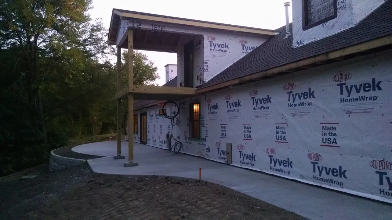 Concrete project - sidewalk and patio in Central Iowa